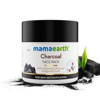 charcoal face pack