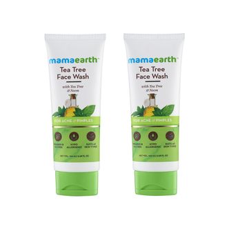 Tea Tree Facewash for acne and pimples, Pack Of 2 