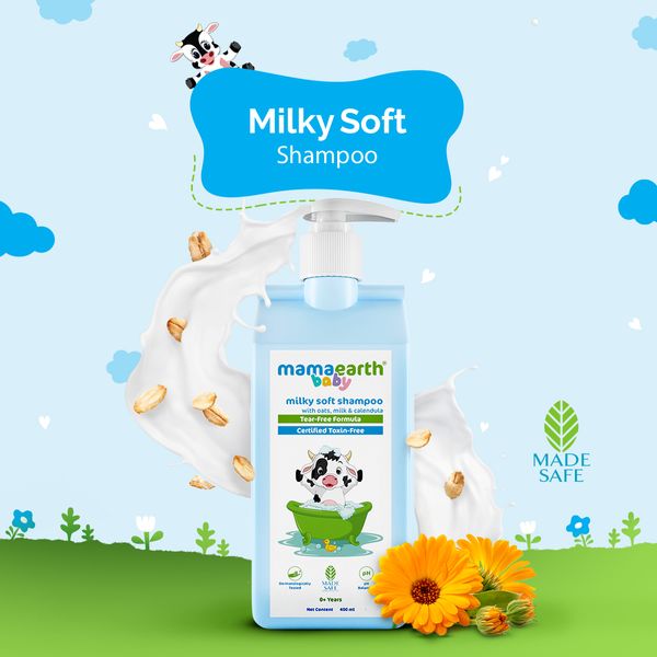 Mamaearth Milky Soft Shampoo for Babies -400 ml