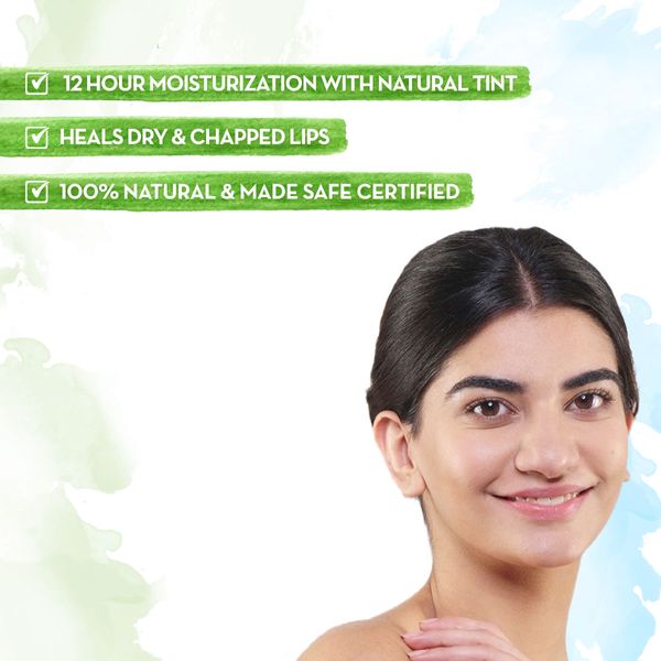 Mamaearth Cherry Tinted Natural Lip Balm For Dry Chapped lips
