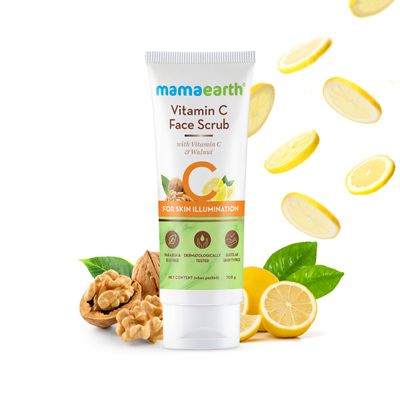 Mamaearth Vitamin C Face Scrub 