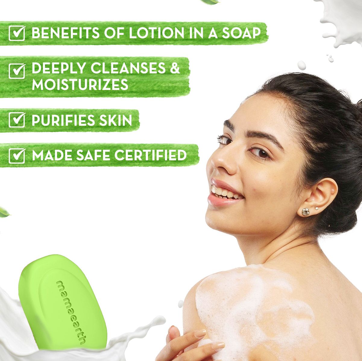 Neem Moisturizing Lotion Soap with Neem & Tea Tree for Skin