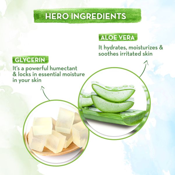mamaearth aloe gentle face wash pack of 2 hero ingredients