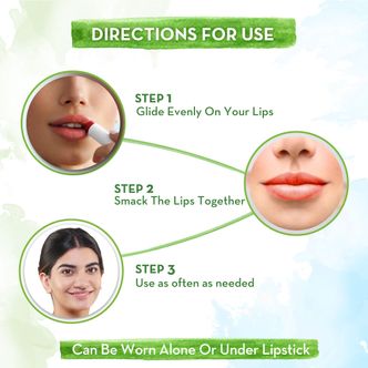 How To Use Mamaearth Cherry Tinted Natural Lip Balm 
