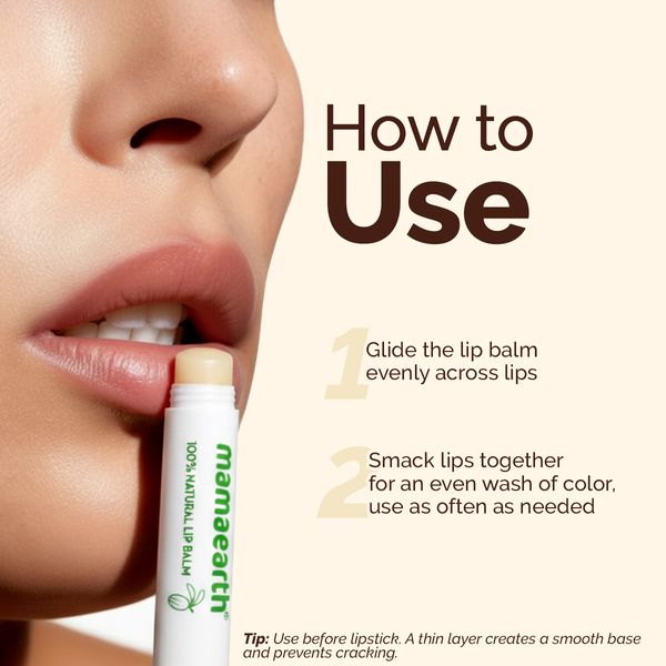 mamaearth vitamin c lip balm Mamaearth Vitamin C Tinted 100% Natural Lip Balm main image 0