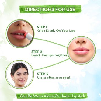 How To Use Mamaearth Rose Tinted Natural Lip Balm 