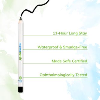 Charcoal Black Long Stay Kohl With Ophthalmologically Tested