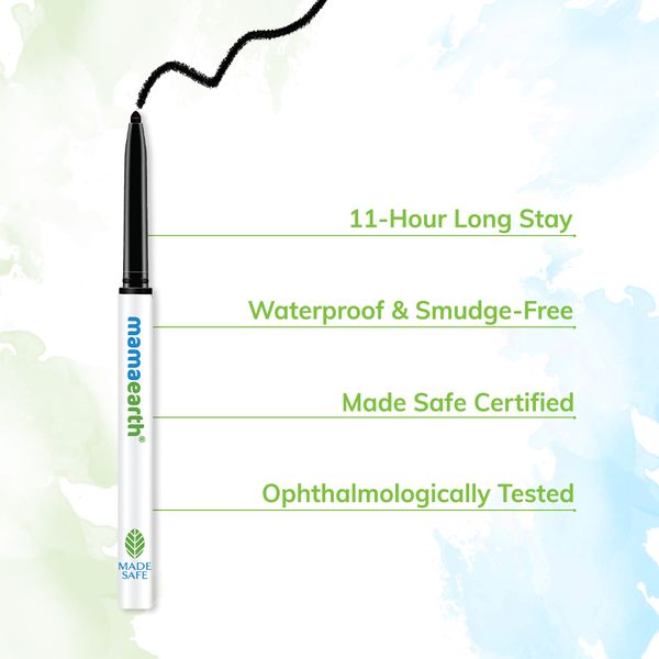 Waterproof And Smudge-free Charcoal Black Long Stay Kajal
