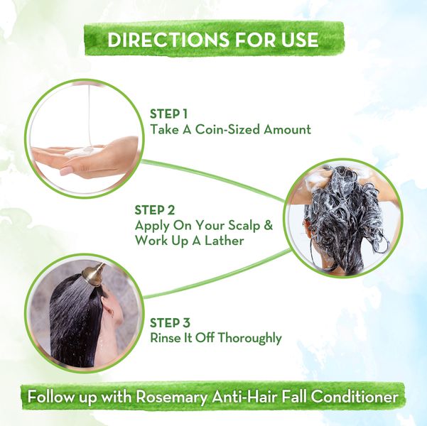 Rosemary Shampoo for Hair with Methi Dana & Rosemary -250ml