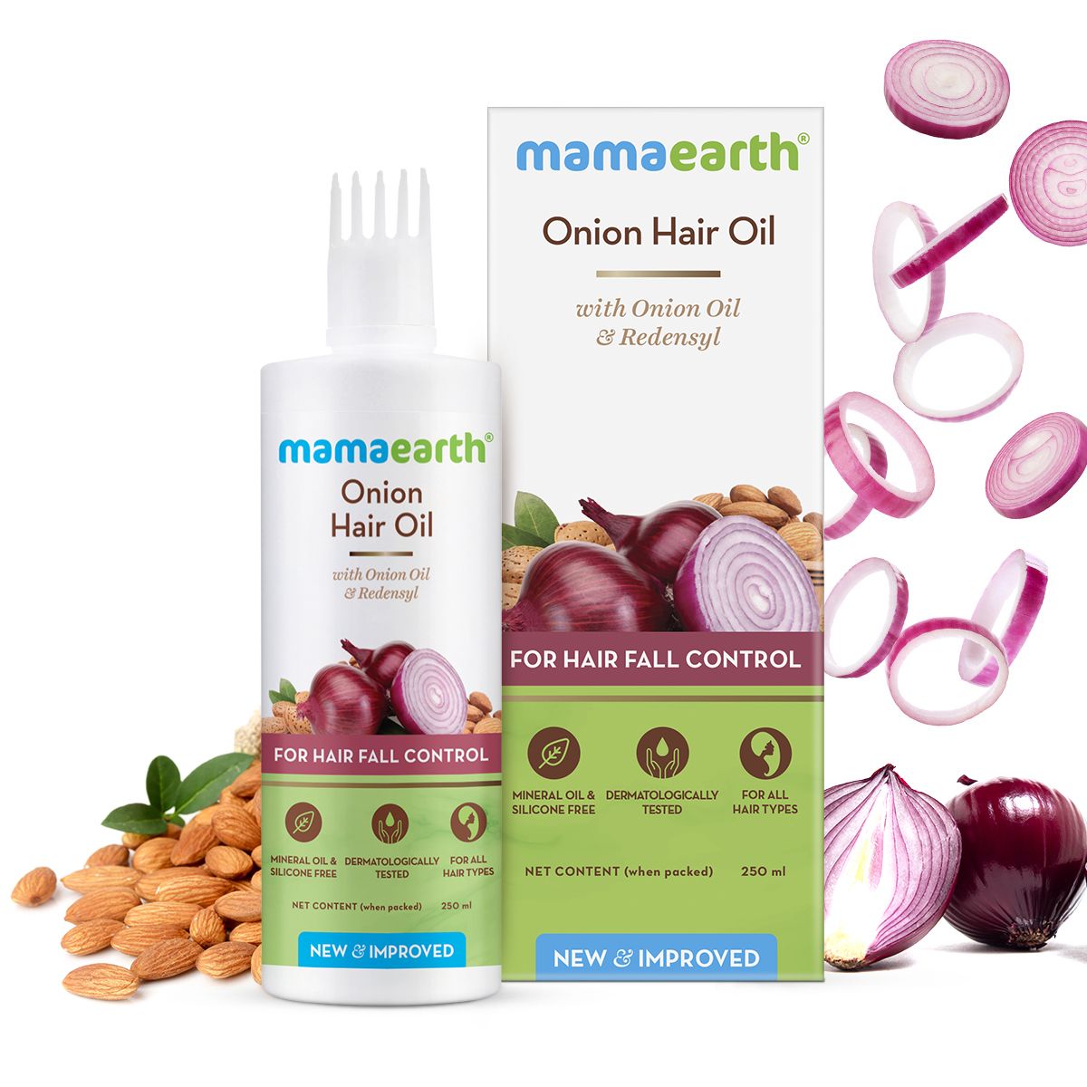 Mamaearth Onion Oil for Hair Regrowth | Flat 20% Off- SAVE25