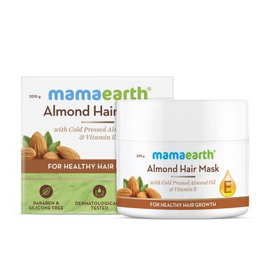 Mamaearth Almond Hair Mask with Cold Pressed Almond Oil