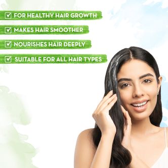 Mamaearth Almond Hair Mask for Healthy Hair Growth