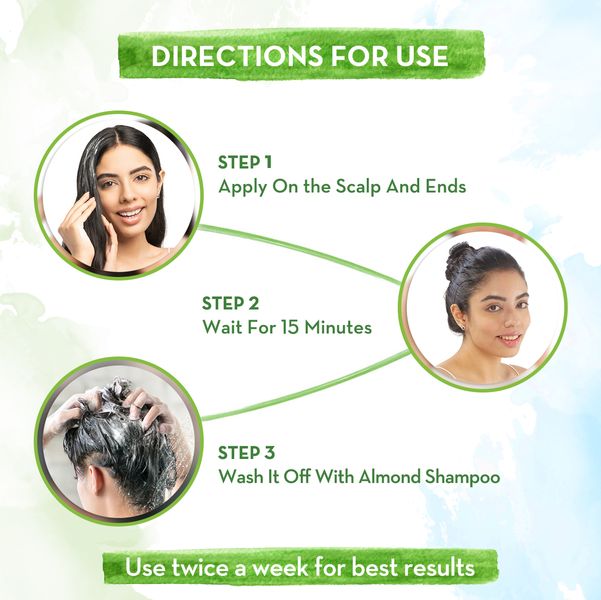 How To Use Mamaearth Almond Hair Mask 
 