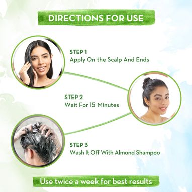 How To Use Mamaearth Almond Hair Mask 
 
