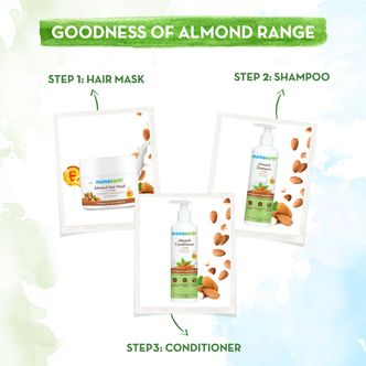 Good Hair Care Regimen with Mamaearth Almond Hair Mask
