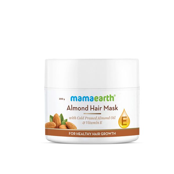 Mamaearth Almond Hair Mask with Cold Pressed Almond Oil & Vitamin E for