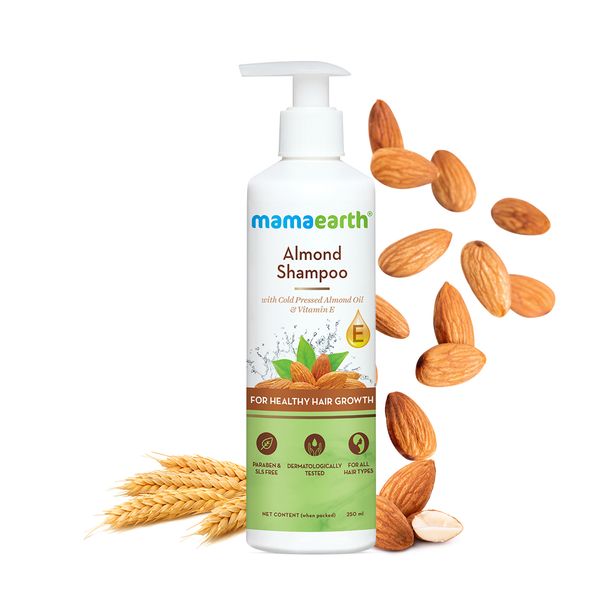 Mamaearth almond shampoo 