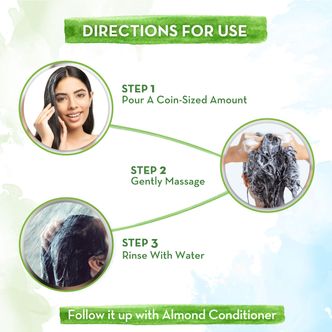 How to use mamaearth almond shampoo