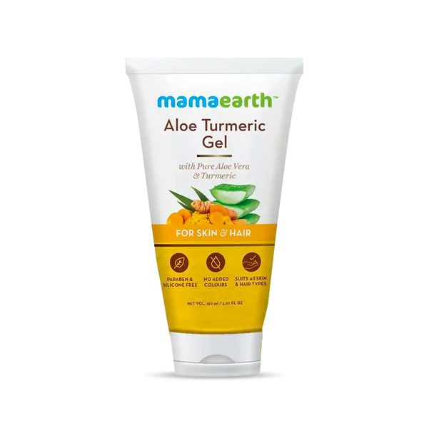 Aloe Turmeric Gel for Skin and Hair 150ml Mamaearth