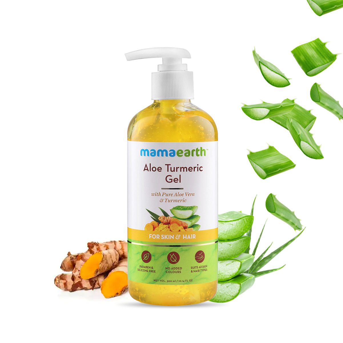 Mamaearth Aloe Turmeric Gel for Skin and Hair