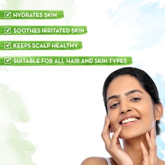 mamaearth aloe vera gel for skin benefits