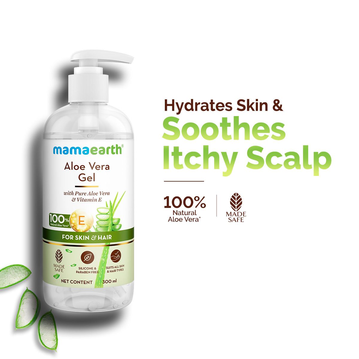 Aloe Vera Gel for Skin and Hair