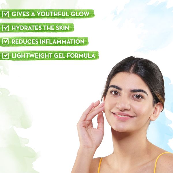 Aloe Vera Moisturizer for Youthful Glow -100g | Mamaearth