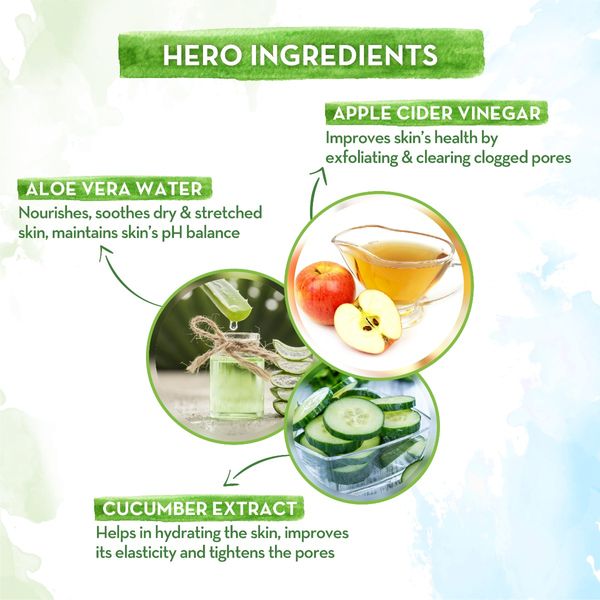 Apple Cider Vinegar Foaming Face with aloe vera and cucumber