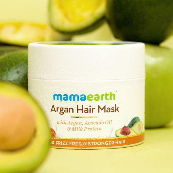 Argan Hair Mask with Argan, Avocado Oil, and Milk Protein for Frizz-free and Stronger Hair – 200ml