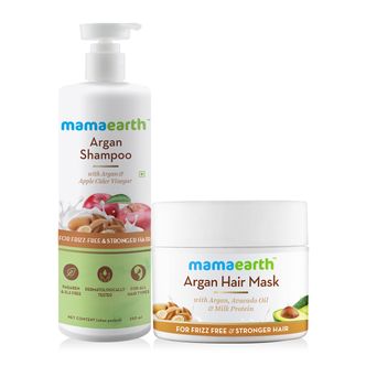 MamaearthArgan Hair Mask and Argan Shampoo