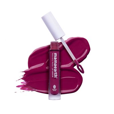 magenta lipstick