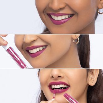 Magenta liquid lipstick