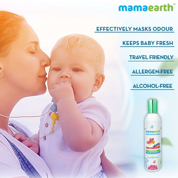 Tropical Garden Body Mist Keeps Baby Fresh
