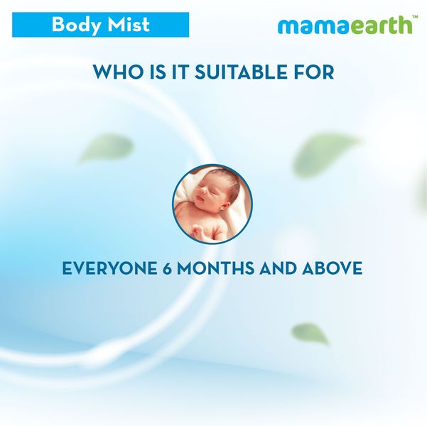Tropical Garden Body Mist is suitable for Above 6 Months Baby 
