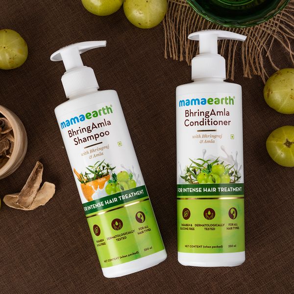 BhringAmla Shampoo & Conditioner Combo Mamaearth