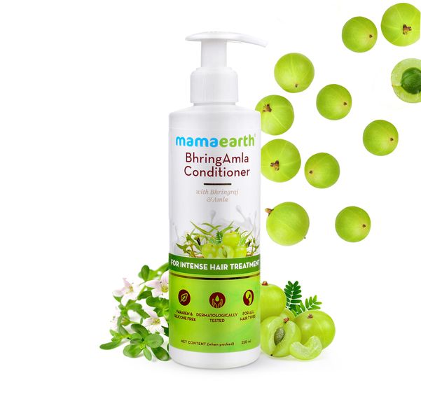  Mamaearth BhringAmla Conditioner with Bhringraj 