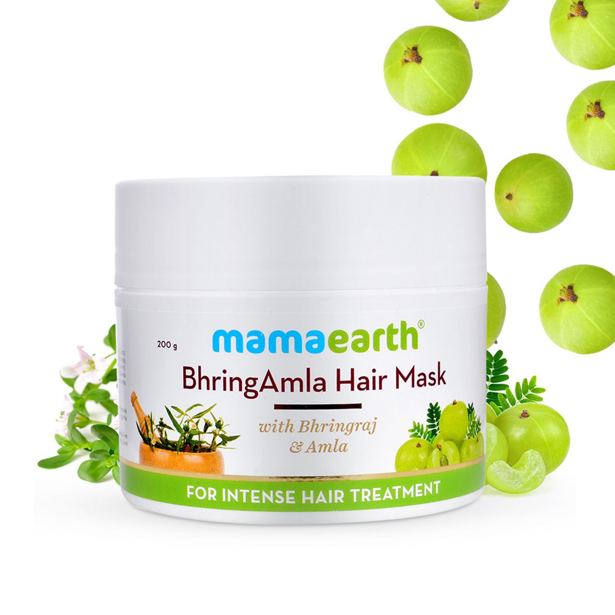 Mamaearth Bhringamla Hair Mask for Intense Hair Treatment - 200 g