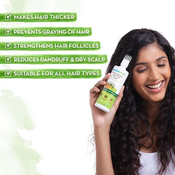 Bhringraj Hair Oil with Amla for Intense Hair Treatment -250ml