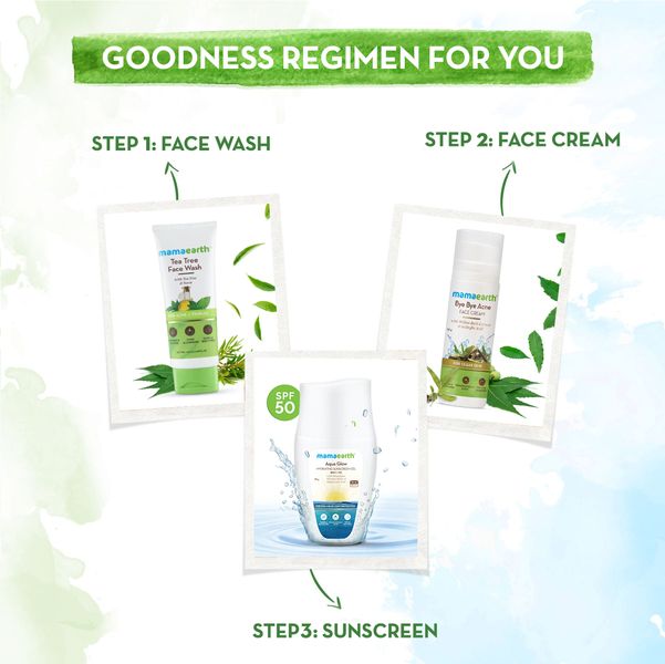 Good Skin Care Regimen with Bye Bye Acne Face Cream  