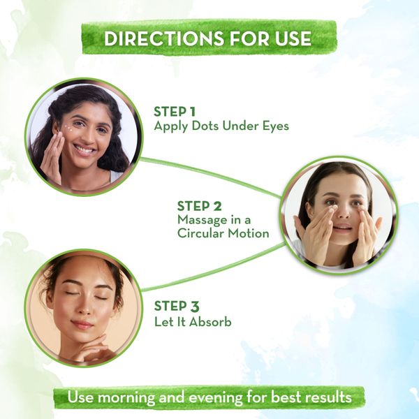 How to use Mamaearth under Eye Cream