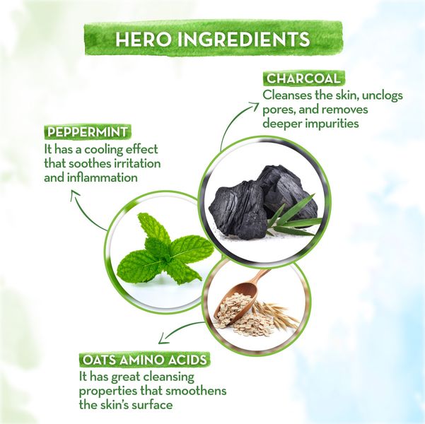 charcoal body wash ingredients  