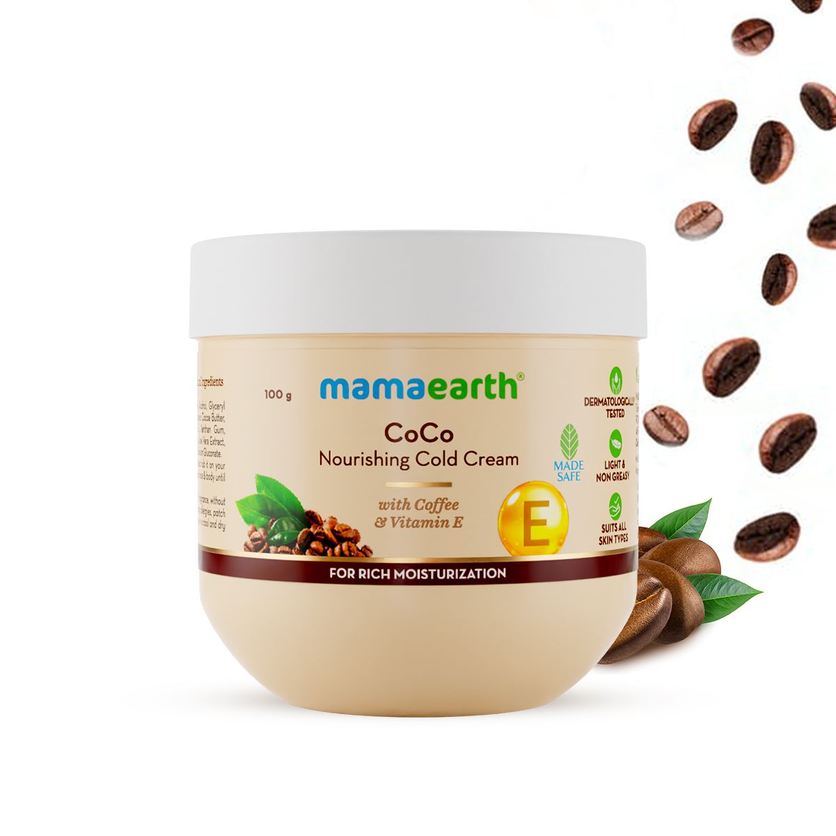 Mamaearth CoCo Nourishing Cold Cream for Moisturization -100 g