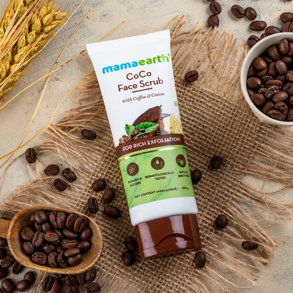 Coffee Face Scrub for Acne, Oily & Dry Skin 100g Mamaearth