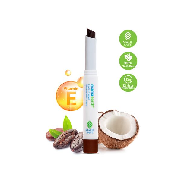 Mamaearth CoCo Tinted 100% Natural Lip Balm 
