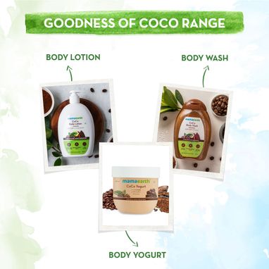 The goodness of Mamaearth coco range
