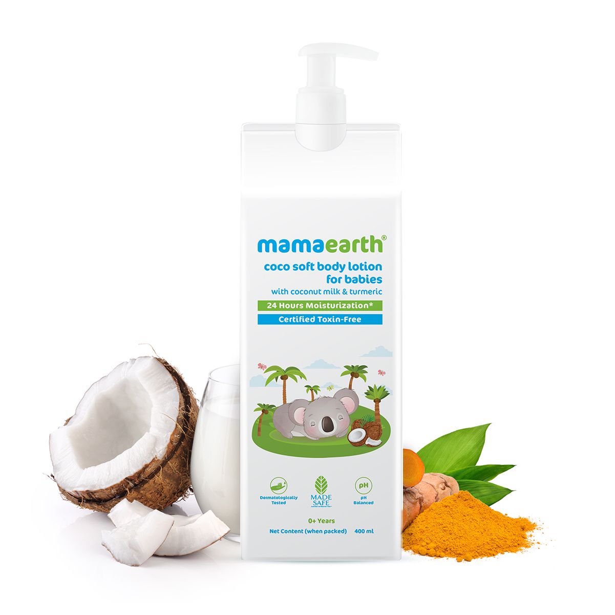 Coco Soft Body Lotion with Coconut Milk & Turmeric for 24-Hour  Moisturization - 400 ml