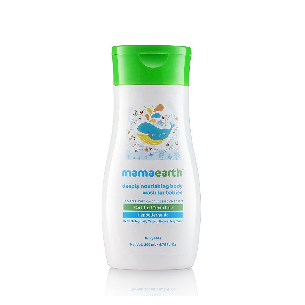 Mamaearth Nourishing Baby Hair Oil, with Almond & Avocado Oil - 200 ml, 1  piece & Super Strawberry Body Wash for Kids with Strawberry Oat Protein –  300 ml, 1 count : Amazon.in: Baby Products