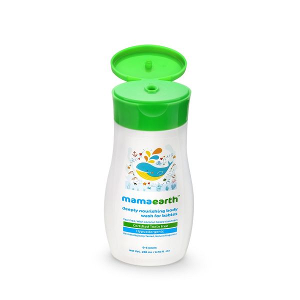 Mamaearth deeply nourishing body wash for babies