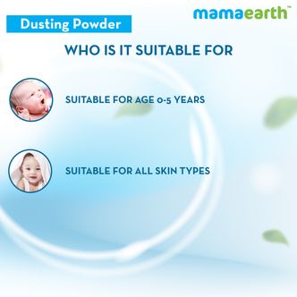 Mamaearth Dusting Powder is Suitable for all Types Of Baby Skin