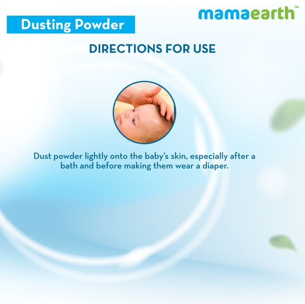 Buy Mamaearth Dusting Powder with Organic Oatmeal and Arrowroot Powder